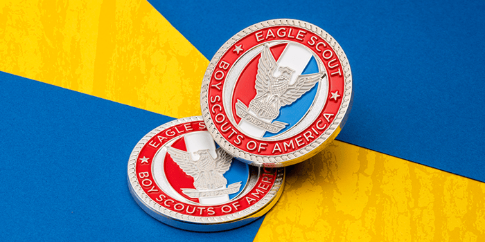 Eagle Scout challenge coins