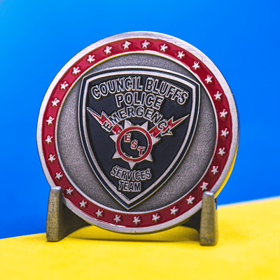 Council Bluffs Police Challenge Coins