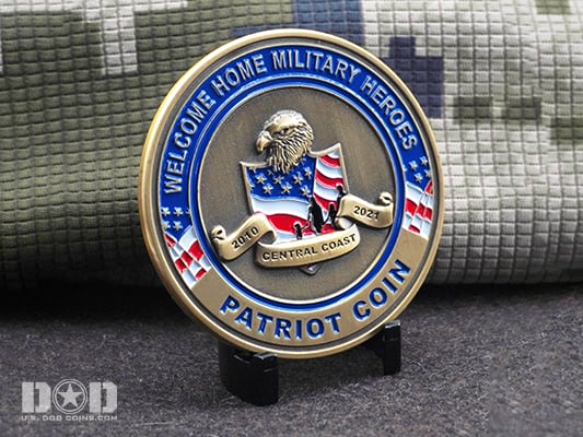 Patriotic Appreciation Gift Thank You for Your Service Challenge Coin 10