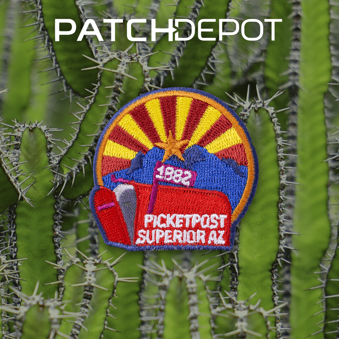 PicketPost Superior Arizona Patch - Hot cut