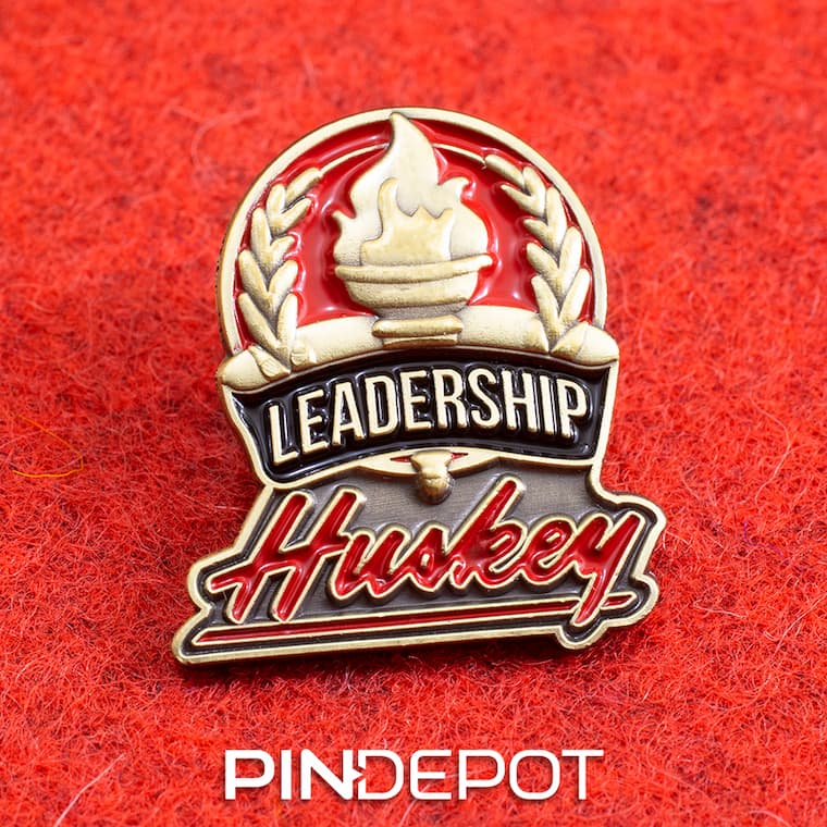 Leadership-Huskey-lapel-pin-by-pin-depot-1