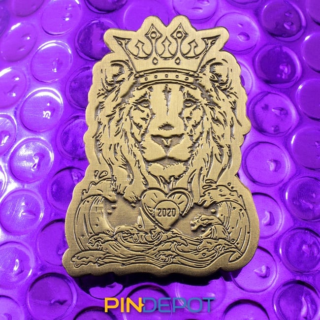 Lion-antique-Gold-2